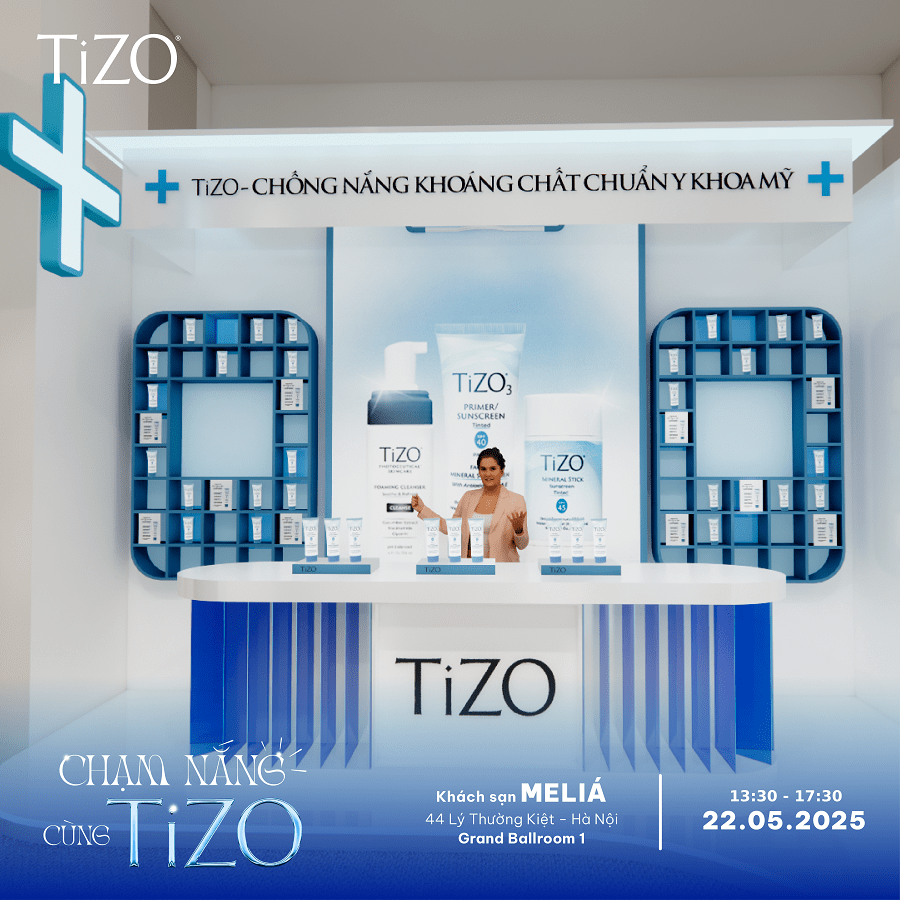 Chạm nắng cùng TiZO - Sự kiện ra mắt thương hiệu chống nắng khoáng chất Hoa Kỳ tại Việt Nam 2